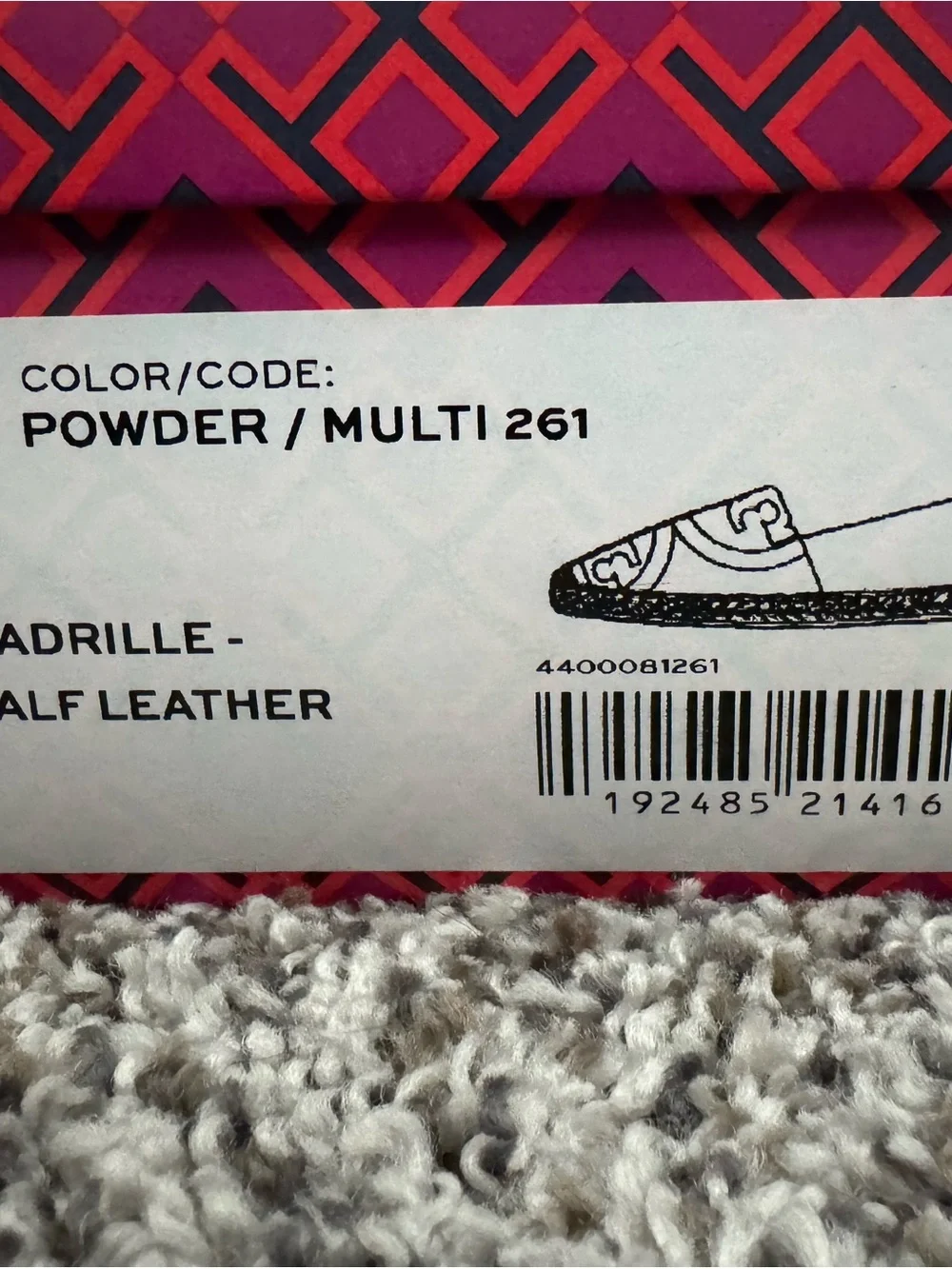 Tory Burch Cream Canvas Espadrilles with Tan and Black Logo